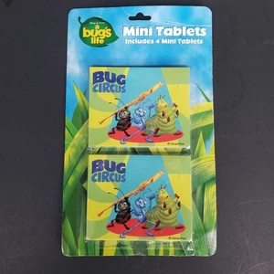 Vintage Disney Pixar A Bug's Life Bug Circus 4 Mini Tablets Papier Memo Neu Selten - Bild 1 von 2