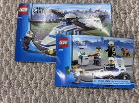 2 Lego&reg; City - 7741 Police Helicopter And 7279- ATM Break-in 100% Complete