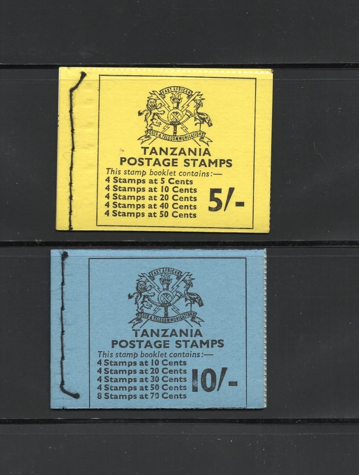 S6076 Tanzania 1973 mariposas folletos completos (SB 13 y 14) MNH Foto 1 de 1