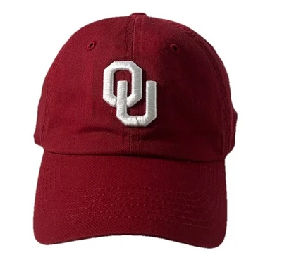 Oklahoma Sooner OU Strap Back Hat Cap Top Of The World Red Adjustable - Image 1 of 4