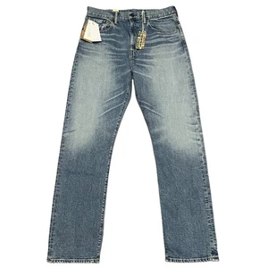 RRL Ralph Lauren Double RL Straight Leg Jeans Icon Blue Size 30 NWT - Picture 1 of 17