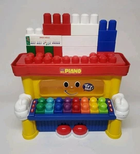 Mega Bloks Vintage Mr.Piano TESTED & WORKS W/Jingle Bells & This Old Man Music  - Picture 1 of 6