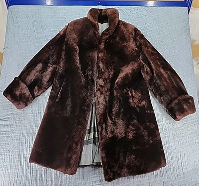 Chaqueta Kerrybrooke DE COLECCIÓN AÑOS 50 Mouton Piel Puño Manga con Bolsillos Damas Foto 1 de 4
