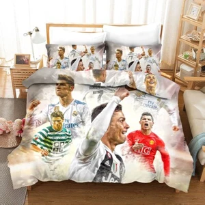 3D Champions League Quilt Cover Set Duvet Cover Bedding Pillowcases - Picture 1 of 4