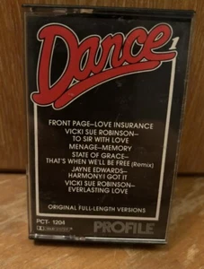 BEST OF DANCE VOL 1 CASSETTE TAPE - Profile Records Dance/Disco Comp. 1984 - Picture 1 of 1
