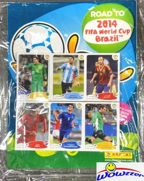 2014 Panini Road to World Cup Complete 410 Stickers Set+Album-Ronaldo,Messi++