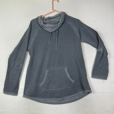Calvin Klein Sweater Womens Medium Pullover Drawstring Gray Pocket - Image 1 of 4