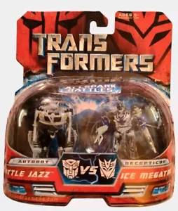 Transformers All Spark Battles Battle Jazz VS Ice Megatron Hasbro - Picture 1 of 5