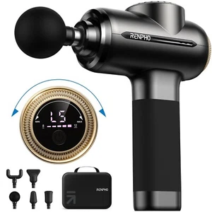 RENPHO Massage Gun Deep Tissue Adjustable Pro Percussion Muscle Massager Gun NEW - Picture 1 of 8
