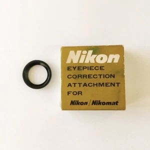 NIKON +1.0 OKULARKORREKTUR Objektiv FÜR Nikon F/Nikomat in Box Dioptrienobjektiv - Bild 1 von 12
