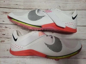 Nike Air Zoom LJ Elite Long Jump 'Rawdacious' White DJ5258-100 Men's Size 15 - Picture 1 of 7
