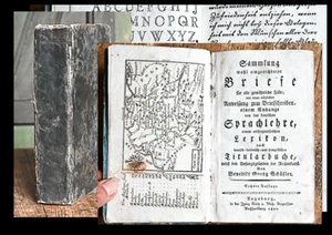 1801 Briefsteller & Benimmbuch 2in1 Schäfler Sammlung wohl eingerichteter Briefe - Bild 1 von 1