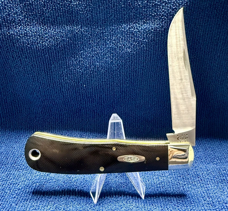 Case XX Black G10 Backpocket Pocket Knife 6243 Knives