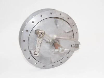 FRONT WHEEL HUB+BRAKE PLATE+AXLE CAGIVA GILERA MORINI DUCATI GUZZI LAVERDA - Image 1 of 4