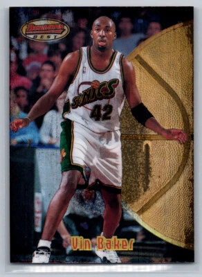 Vin Baker 1997-98 Bowman's Best #35 Seattle SuperSonics - Image 1 of 2