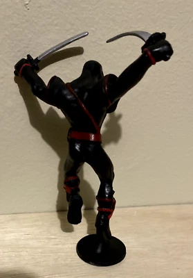 California Disfraces Stealth Ninja Figura de Acción PVC Topper Juguete Batalla Guerrero Foto 1 de 4