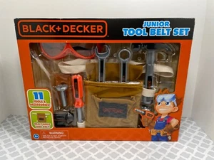 Black & Decker Junior 14-teiliges Spielzeug Werkzeug Gürtel Set, Werkzeuge und Zubehör Spielzeug Geschenk - Bild 1 von 6