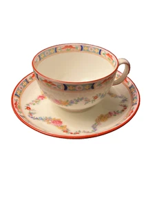 Minton English Porzellan "Minton Rose" Tasse & Untertasse Set - Bild 1 von 10