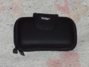 Vivitar Black Hard Shell Camcorder Video Camera Case Bag with zipper closure - Picture 1 of 11