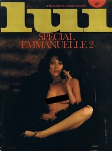 LUI #143 December 1975 Vintage FRANCE MAGAZINE cover SYLVIA KRISTEL - Picture 1 of 1