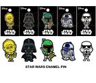 Star Wars: Darth Vader Boba Fett Stormtrooper R2-D2 C-3PO Enamel COLLECTIBLE PIN