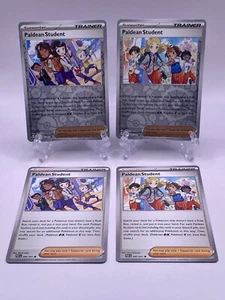 Pokémon TCG Paldean Student Playset 086/091 & 085/091 Rev Holo & Non-Holo NM - Picture 1 of 2