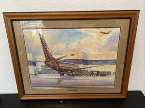 Southwest Air Commisioned LE Aviation Art Print Jonathan Frank Hand Signed #d - Picture 1 of 22