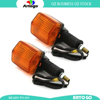 2X Turn Signal Lights Indicators Fit Honda XR600R 1993-1996 1997 1998 1999 2000 - Image 1 of 4