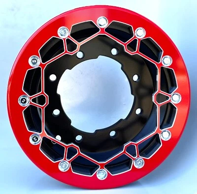 YFZ 450 450R Front Wheels Crusher Beadlock 10x5 3+2 4/156 Alba Racing BR32 - Image 1 of 4