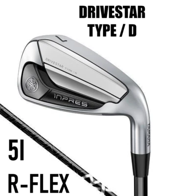 MENS YAMAHA INPRES DRIVE STAR TYPE-D #5 IRON R-FLEX SPEEDER NX GRAPHITE 5I 2025 - Image 1 of 4