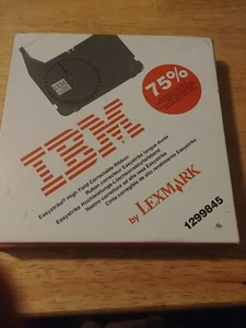  IBM Lexmark Easystrike korrigierbares Farbband mit hoher Reichweite schwarze Kassette 1299845  - Bild 1 von 2