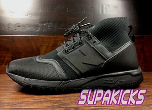 Nuevo Balanc MRL247OB ""Mid 247" (Triple Negro) Malla Tejida Para Hombre Estilo de Vida Talla 8 - 13 - Imagen 1 de 5