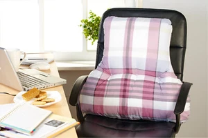 Back Posture Support Cushion with Lumbar Section - HOME OFFICE / WORK FROM HOME - Picture 1 of 5