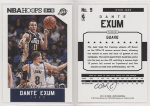 2015-16 Panini NBA Hoops Dante Exum #9
