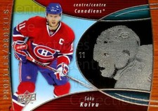 2008-09 McDonalds Upper Deck Profiles #5 Saku Koivu