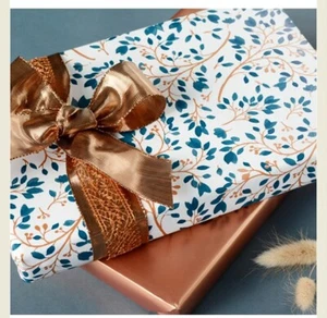 Floral Gift wrapping paper Mother's day Birthday 50cm x 70cm 1 sheet - Picture 1 of 2
