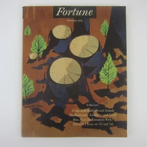 Vintage FORTUNE Magazine January 1954 Crown Zellerbach Democrats General Motors - Picture 1 of 18