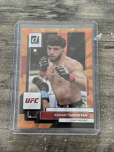 Arman Tsarukyan 2023 Donruss UFC Blaster Exclusive Orange Halo Laser SSP