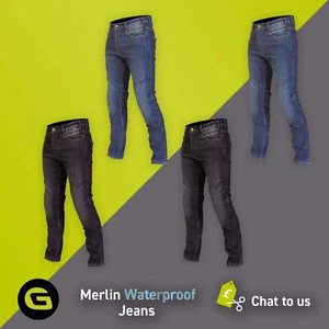 Pantalones de mezclilla regulares impermeables Merlin Mason - Imagen 1 de 10