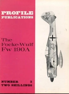 AIRCRAFT PROFILE 3 WW2 FOCKE-WULF FW 190A GERMAN LUFTWAFFE FIGHTER JG NJG - Imagen 1 de 3