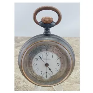 Rare WW1 Trench French Officers Barometer-Altimeter 30-Hour Pocket Watch 1914 - Picture 1 of 19