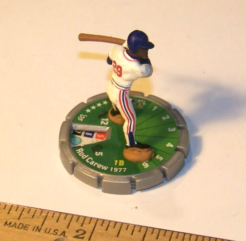 Rod Carew Rare Silver Topps MLB SportsClix Mini Figures 2005, Twins, HOF Cover