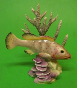 Vintage Royal Worcester Fisch Figur 3572 RED HIND von Ronald Van Ruyckevelt - Bild 1 von 4