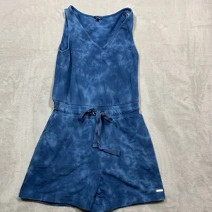 Nautica Tie-dye Romper Shorts Womens Sz XS Sleeveless Summer Beach - Picture 1 of 10