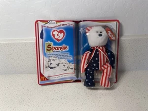 McDonalds 2000 Ty Teenie Beanie Babys Spangle the Bear. USA 2000 Retired - Bild 1 von 3