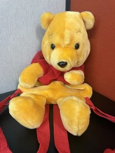 Disney Winnie The Pooh Plush Children’s Backpack Stuffed Animal Toy Disney VTG - Picture 1 of 13