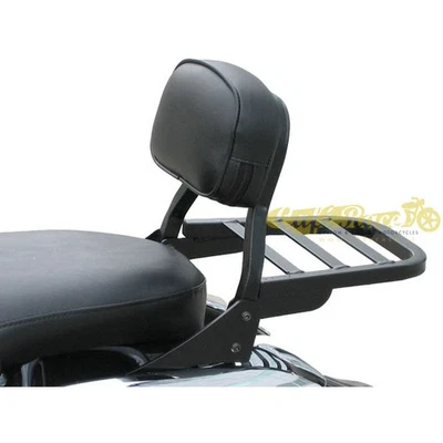 Spaan Low Black Driver Backrest with Carrier Kawasaki Vulcan S 650 - Image 1 of 2