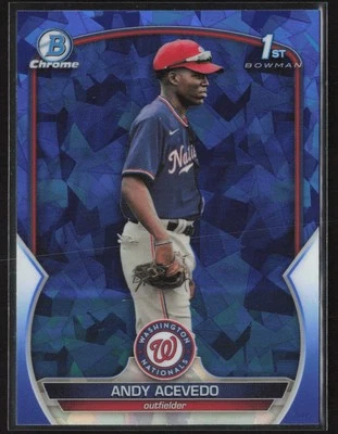 2023 Bowman Chrome Sapphire Edition #BCP-237 Andy Acevedo Prospects - Image 1 of 2