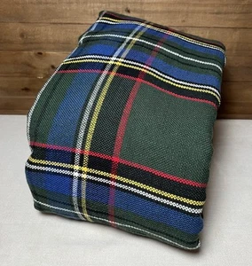 POTTERY BARN Stewart Plaid Cotton Duvet Cover-Green-Full/Queen-OPEN BOX - Picture 1 of 2