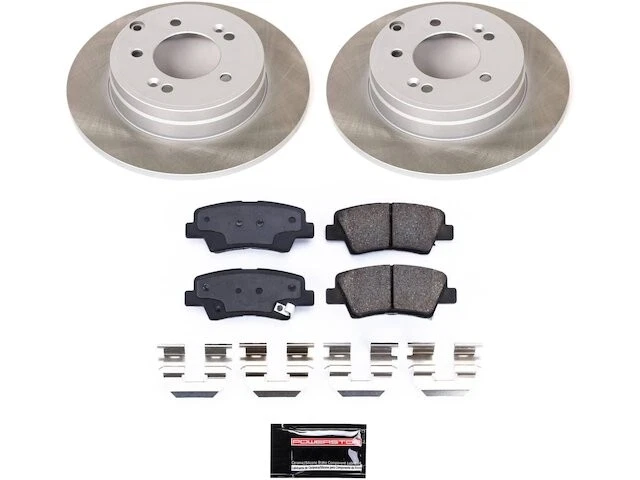 Комплект заднего тормоза и ротора для 2009-2010 Hyundai Sonata 3,3 л V6 BP113PD - Изображение 1 из 1